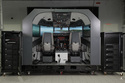 FSC 737NG Simulatore , 180° 7 monitor 2K Visual fronte con racks aperti	2